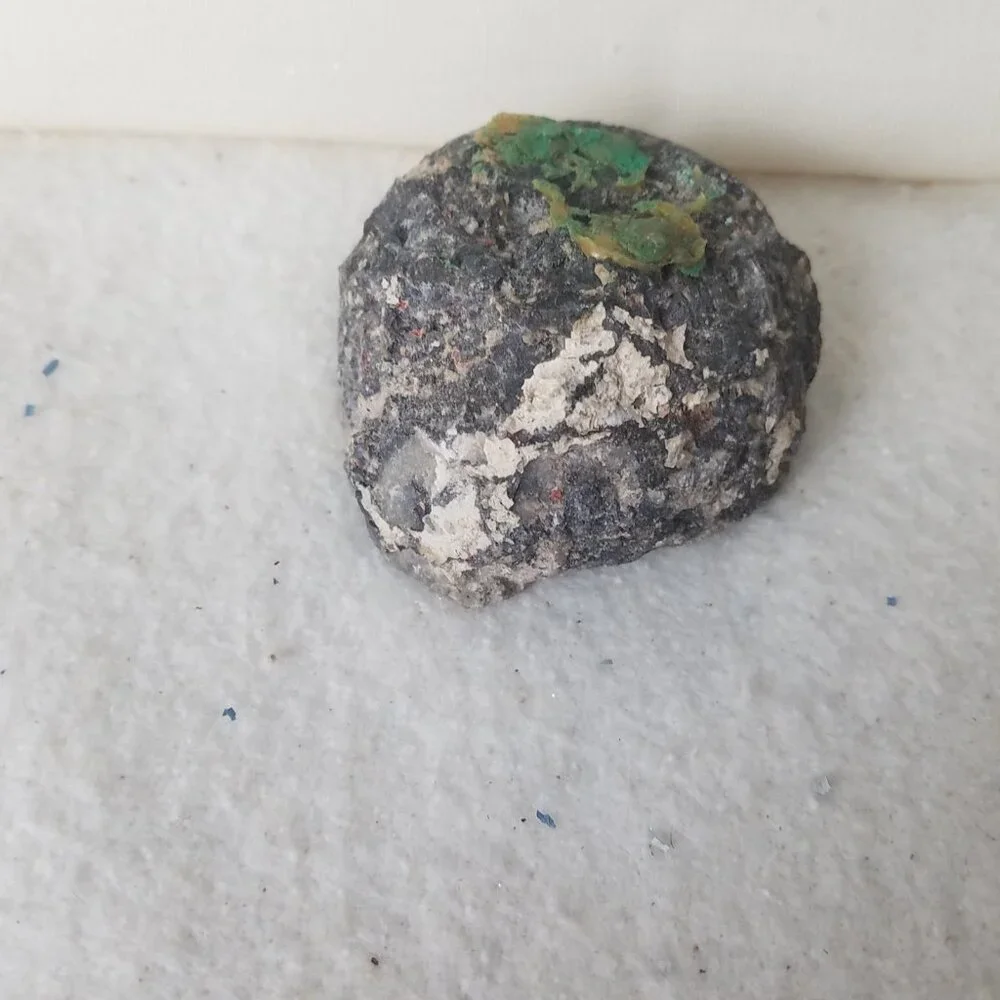 Polished‎ Stunning Agate Geode Paperweight Blue grey striations